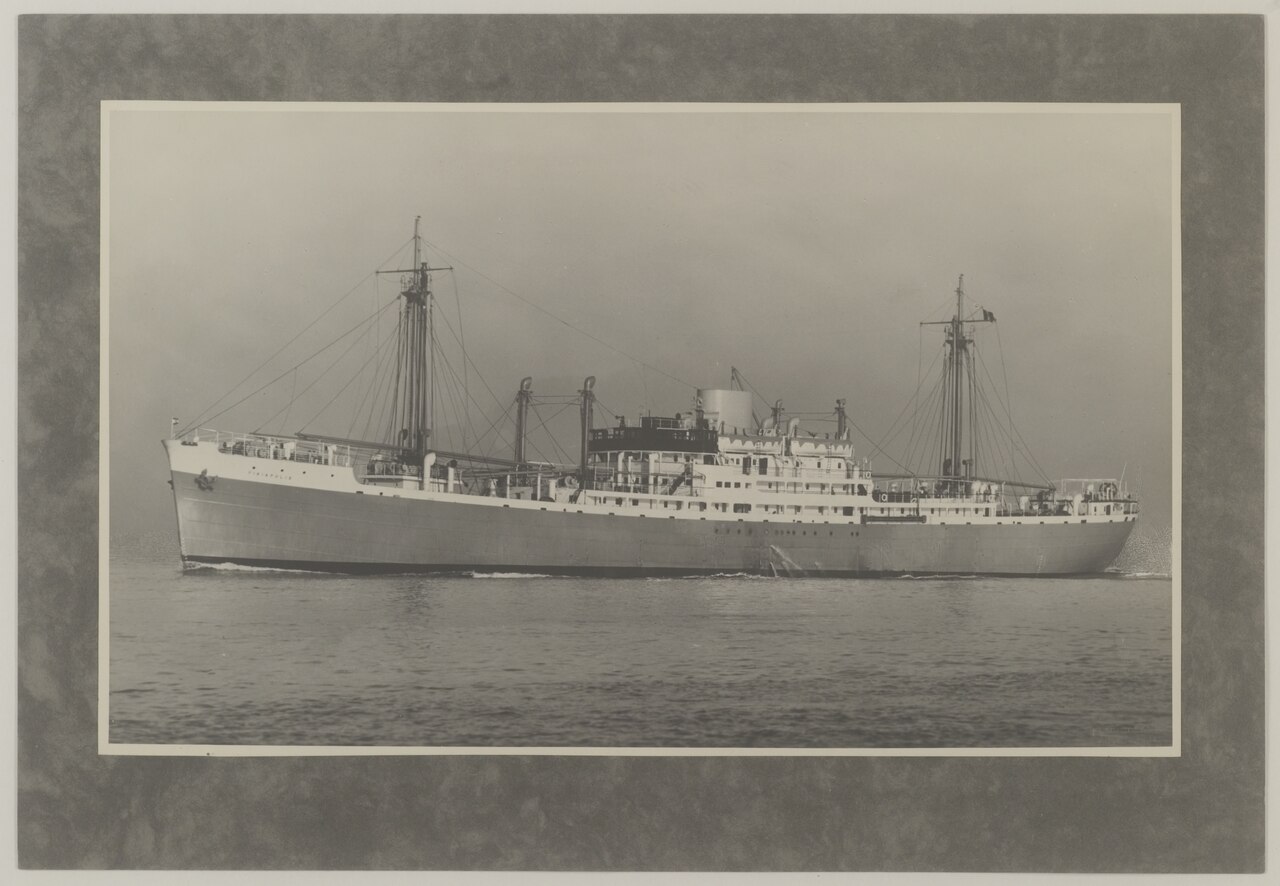 The steamer Piriapolis. MAS Antwerp, Public domain.