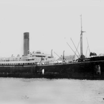 Le Gandia sous son nom d'origine Arawa, construit en 1907