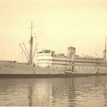 The steamer Albertville, after her 1937 refit