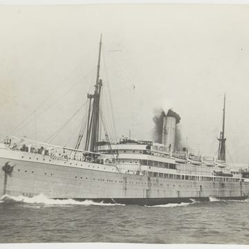 The packet boat Thysville on her trials