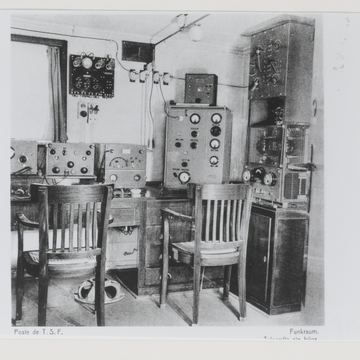 Inside the radio room of the Copacabana